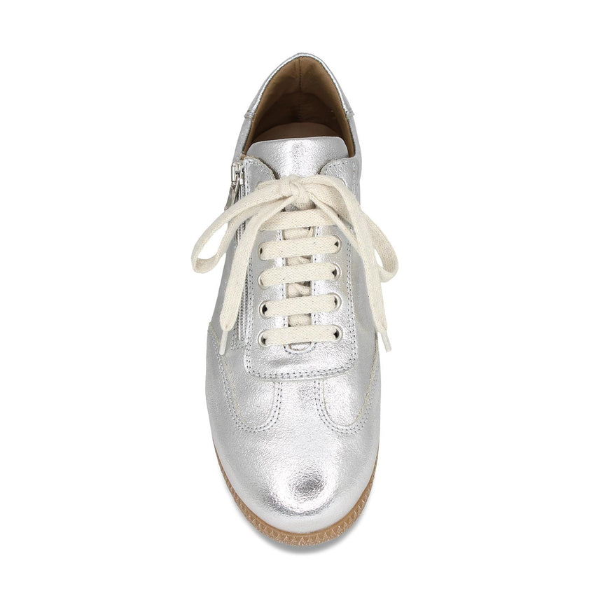 Pixie: Silver Leather Shoes Sole Bliss