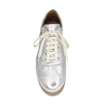 Shoes Pixie: Silver Leather Sole Bliss USA