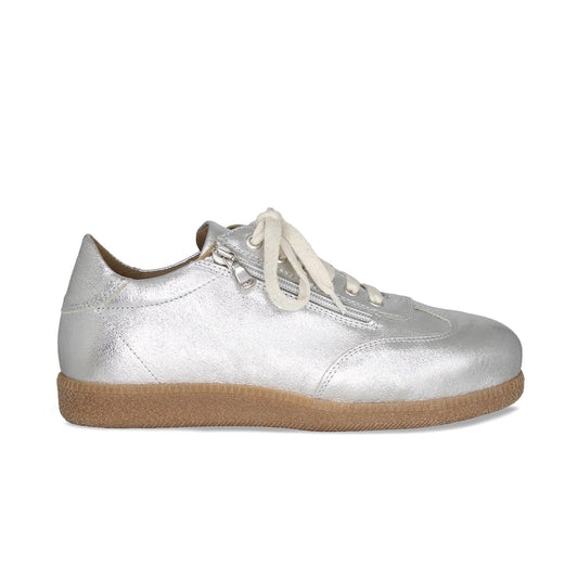 Pixie: Silver Leather Shoes Sole Bliss