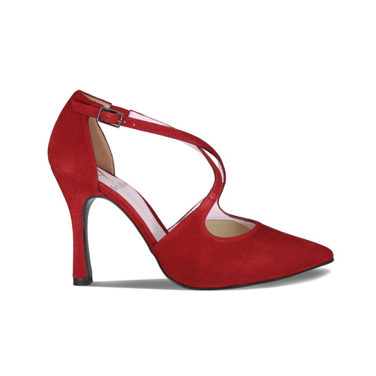 Poet: Cherry Suede Shoes Sole Bliss
