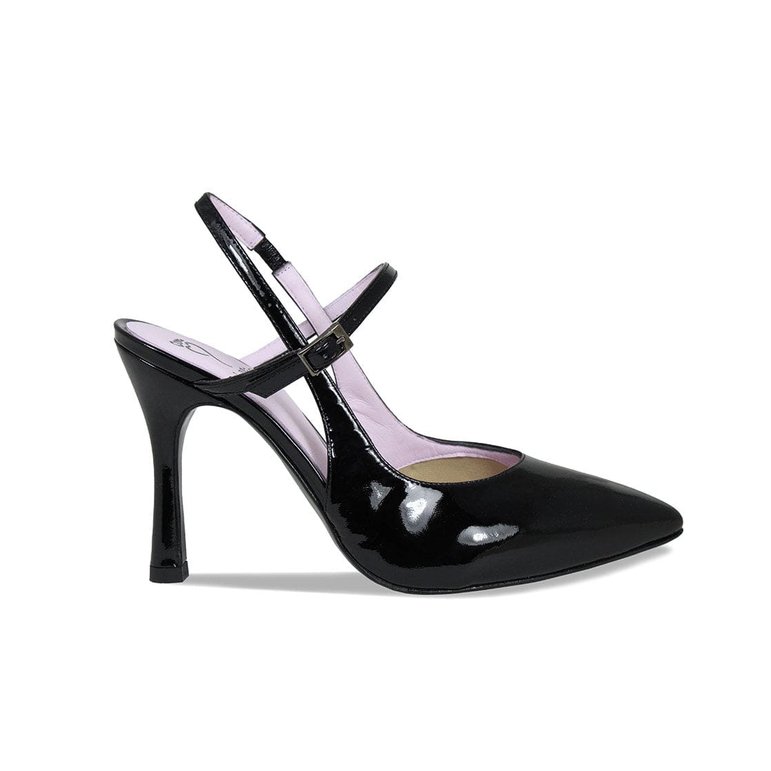 Ankle Strap Black Patent Hidden Platform | Platform high heel shoes, Heels,  High heels