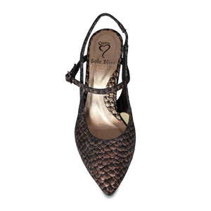 Shoes Premiere: Metallic Suede Sole Bliss USA