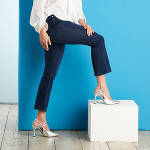 Shoes Premiere: Silver Leather Sole Bliss USA