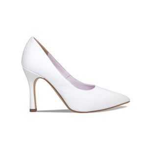 Shoes Prestige: White Satin Sole Bliss USA