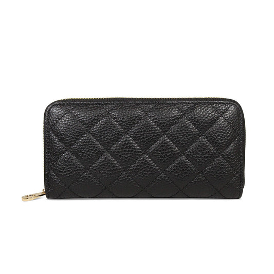 Monaco: Black Leather Bags Sole Bliss