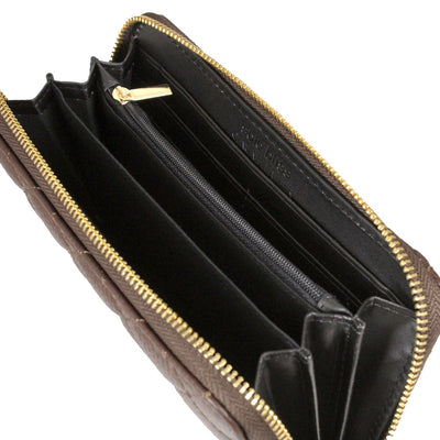 Bags Monaco: Chocolate Brown Leather Sole Bliss USA