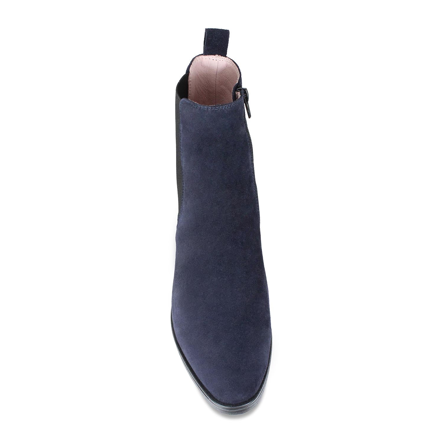 Rider: Navy Suede Boots Sole Bliss