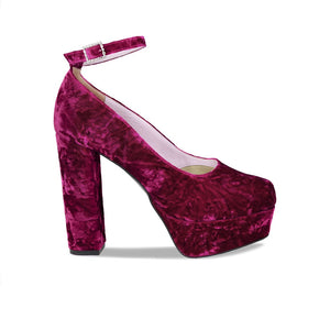 Shoes River: Berry Velvet Sole Bliss USA