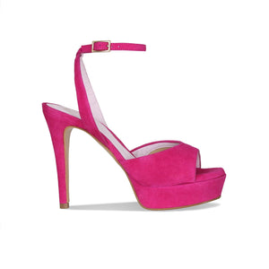 Shoes Riviera: Hot Pink Suede Sole Bliss USA