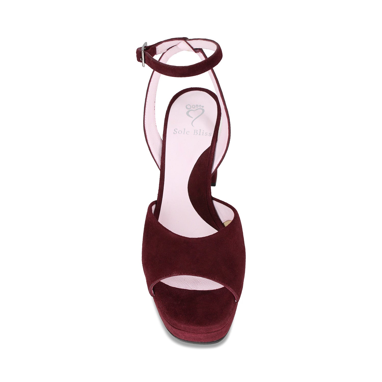 Roma: Plum Suede Shoes Sole Bliss