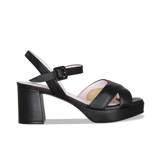 Ronnie: Black Leather Shoes Sole Bliss