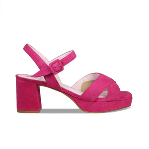 Shoes Ronnie: Hot Pink Suede Sole Bliss USA