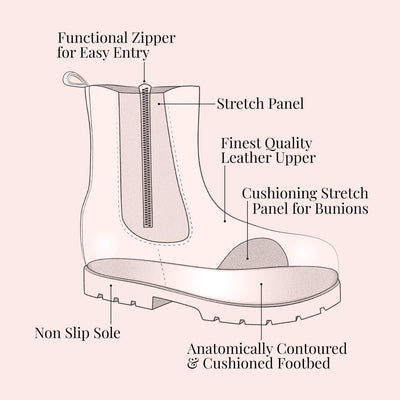 Boots Rhea: Taupe Suede Sole Bliss USA