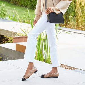 Shoes PRE ORDER - Royal: Camel Leather & Black Patent Sole Bliss USA