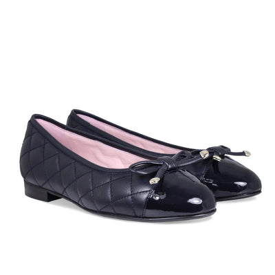 Shoes PRE ORDER - Royal: Navy Leather & Patent Sole Bliss USA