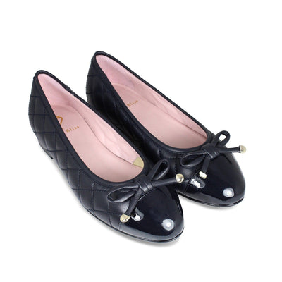 Shoes PRE ORDER - Royal: Navy Leather & Patent Sole Bliss USA