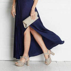 Shoes Ruby: Metallic Taupe Sole Bliss USA