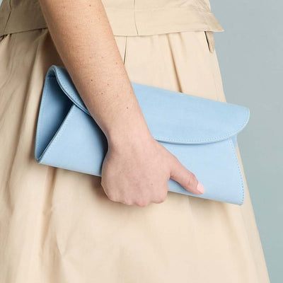 Bags Jenna: Pastel Blue Suede Sole Bliss USA