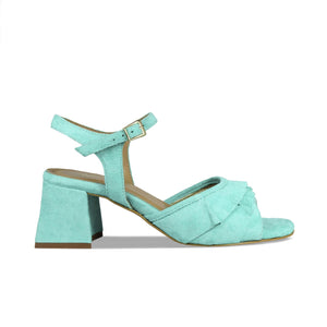 Shoes Sadie: Aqua Suede Sole Bliss USA