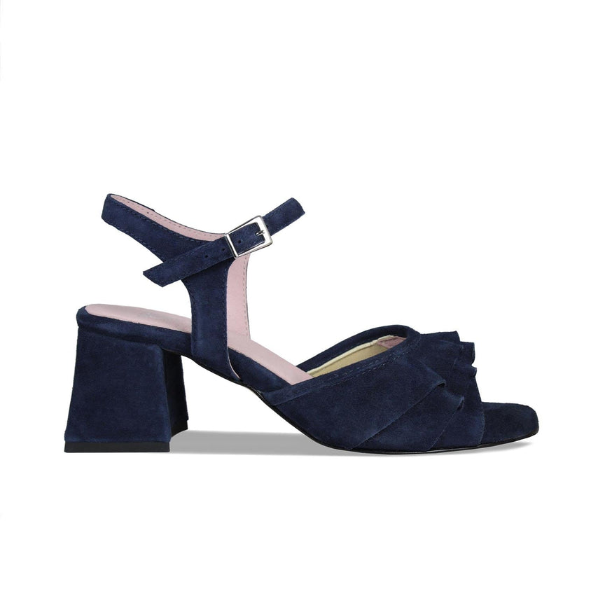 Sadie: Navy Suede Shoes Sole Bliss