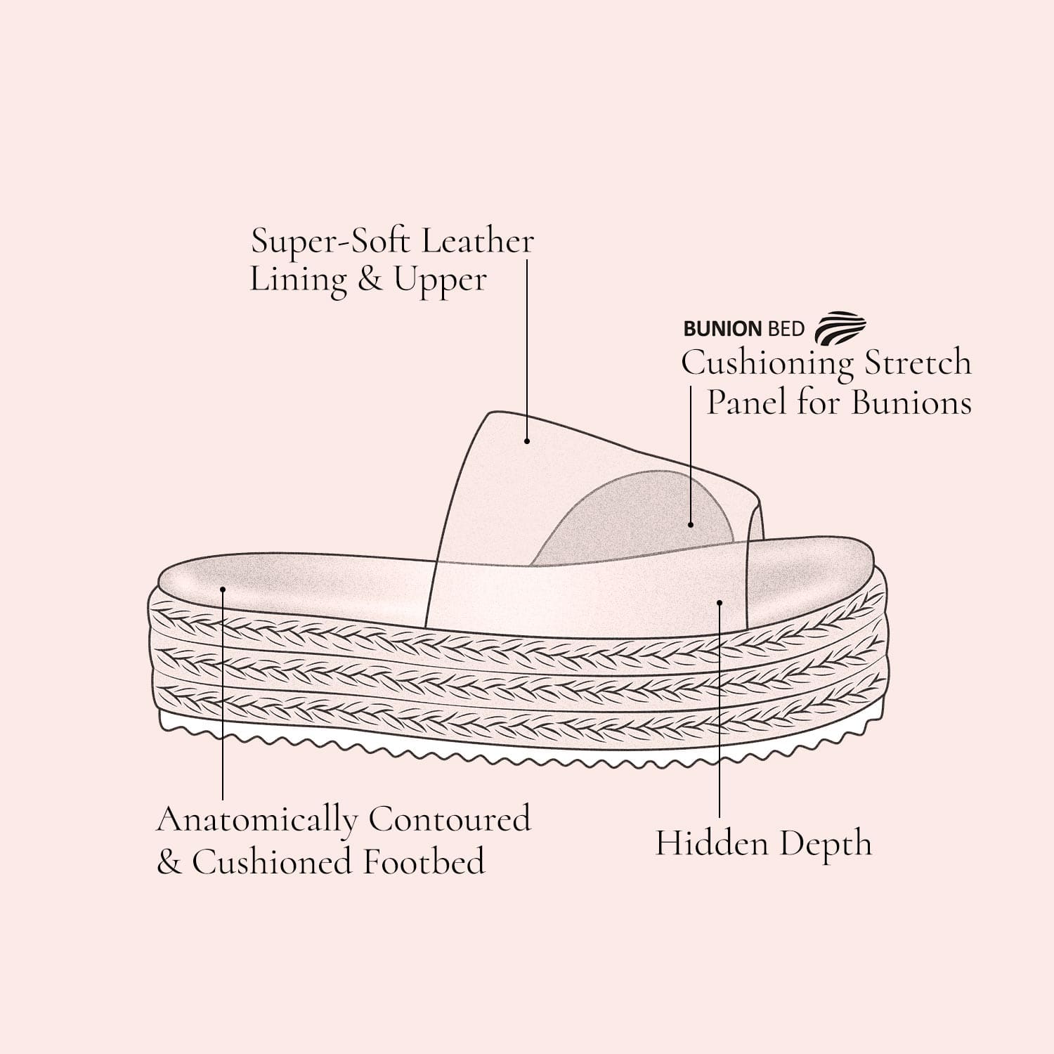 Brooke: Pale Taupe Leather Shoes Sole Bliss