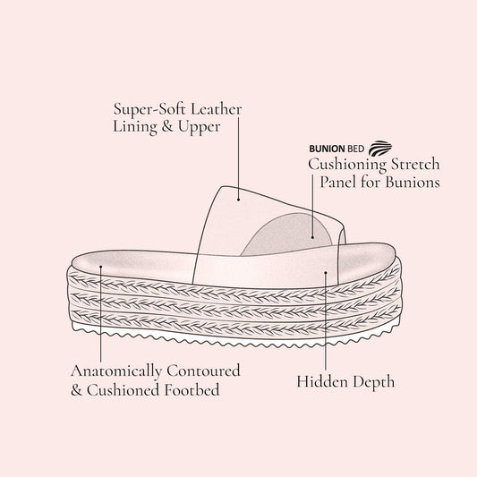 Brooke: Pale Taupe Leather Shoes Sole Bliss