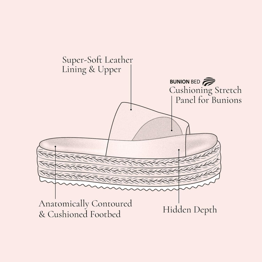 Brooke: Pale Taupe Leather Shoes Sole Bliss