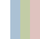 White Leather & Multi Pastel