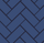 Navy Weave Leather