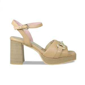 Shoes Selma: Sand Leather Sole Bliss USA