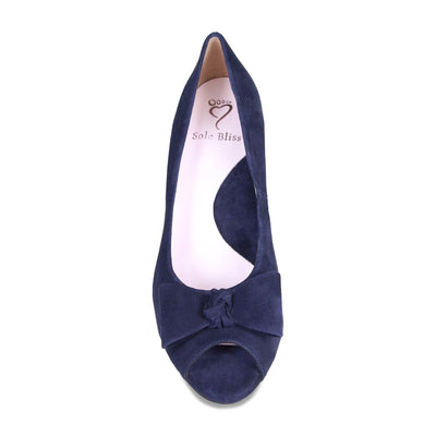 Shelby: Navy Suede