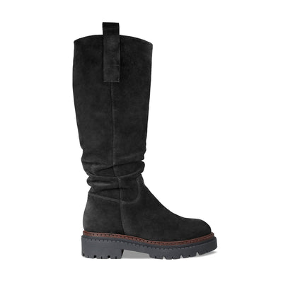 Boots Sloane: Black Suede Sole Bliss USA