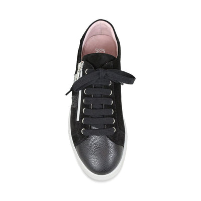 Sprint: Black Leather & Suede