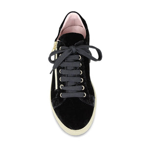 Shoes Sprint: Luxe Black Velvet Sole Bliss USA