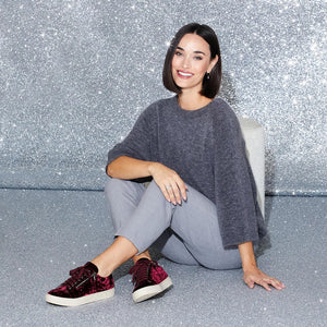 Shoes Sprint: Luxe Berry Velvet Sole Bliss USA