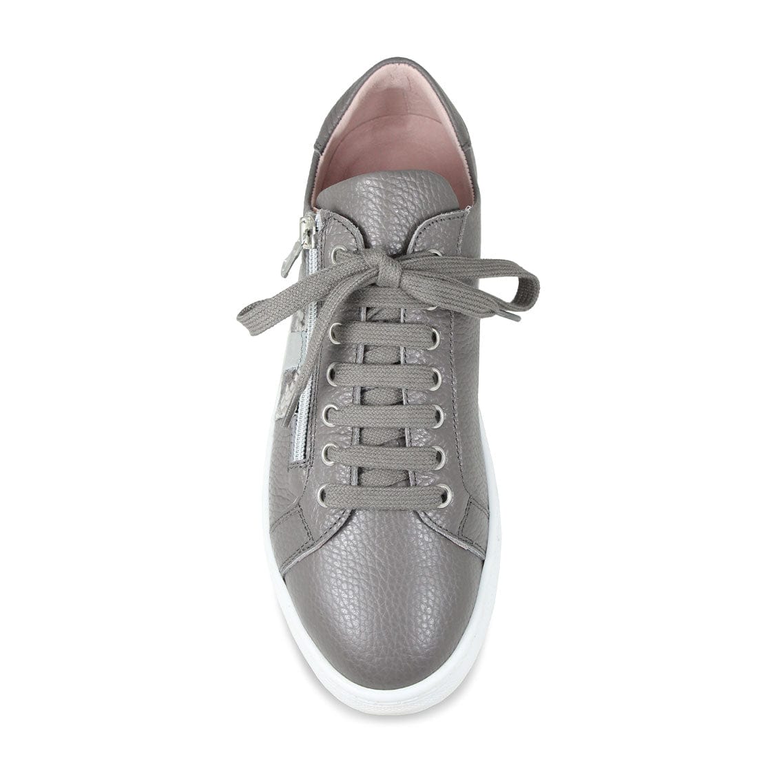 Sprint: Gray & Silver Leather