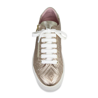 Sprint: Metallic Weave Leather