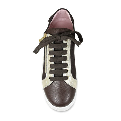 Star: Chocolate Brown Leather & Suede