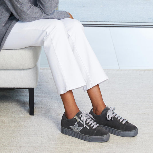 Star: Gray Suede & Glitz