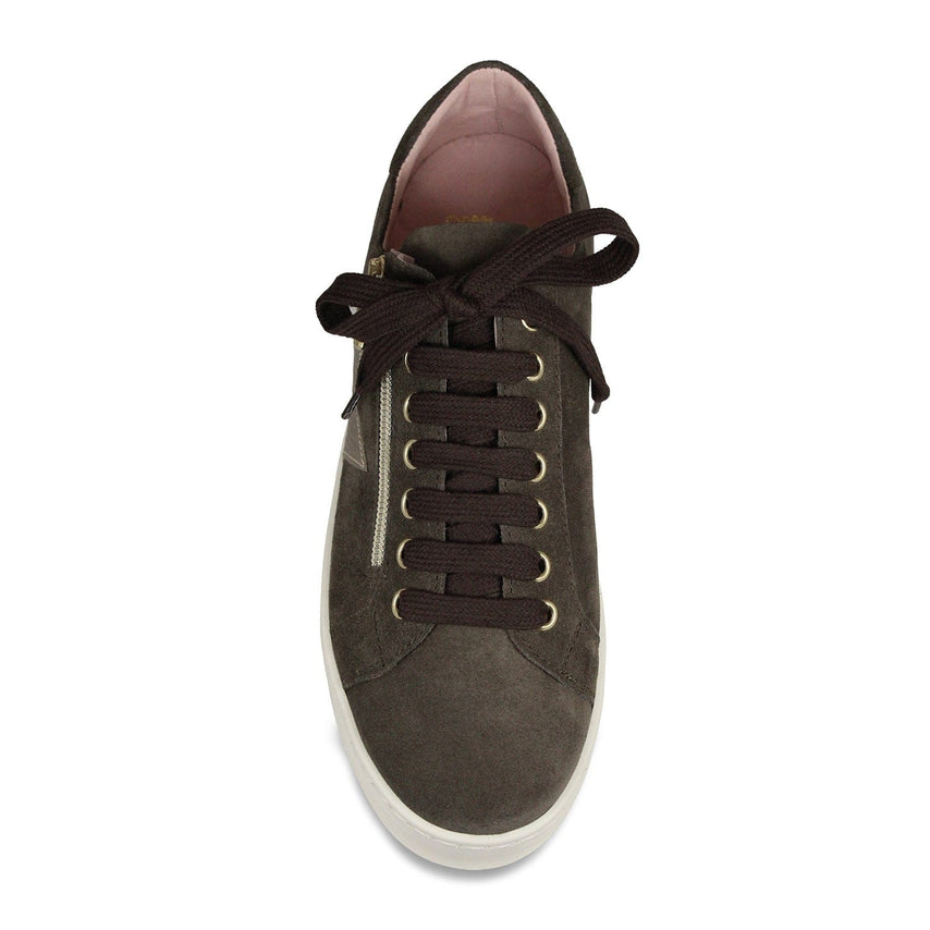 Star: Mocha Suede & Metallic Shoes Sole Bliss
