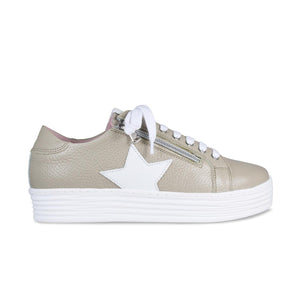 Shoes Star: Pale Taupe Leather Sole Bliss USA