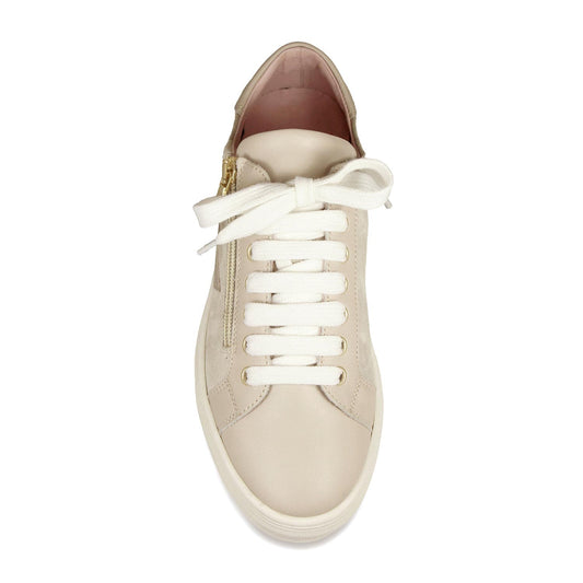 Starlight: Pale Taupe Leather & Suede Shoes Sole Bliss
