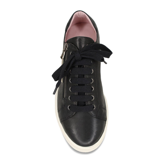 Starlight: Black Leather & Metallic Shoes Sole Bliss