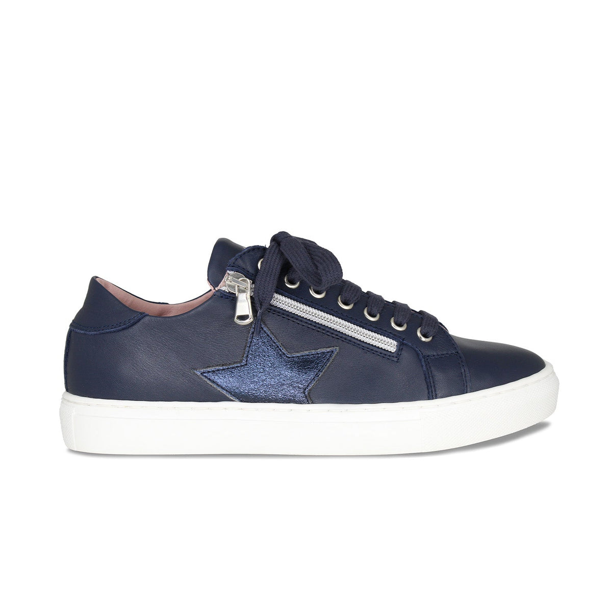 Starlight: Navy Leather & Metallic Shoes Sole Bliss