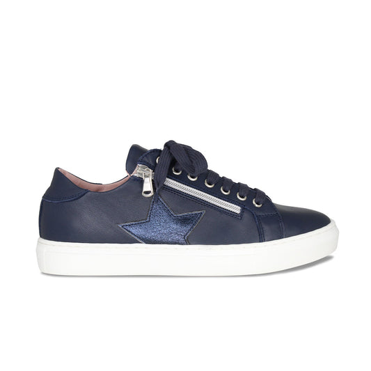 Starlight: Navy Leather & Metallic Shoes Sole Bliss