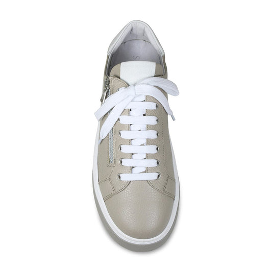 MEN'S Statement: Taupe Leather Shoes Sole Bliss