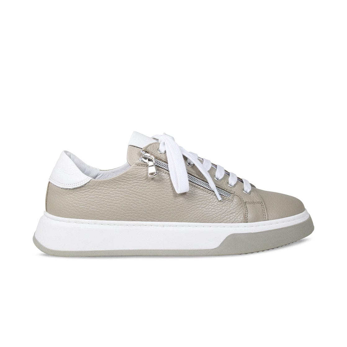 MEN'S Statement: Taupe Leather Shoes Sole Bliss