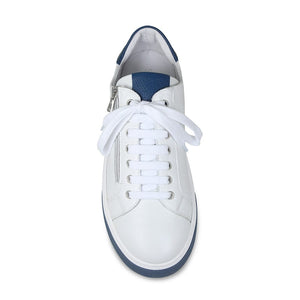Shoes MEN'S Statement: White Leather & Navy Sole Bliss USA