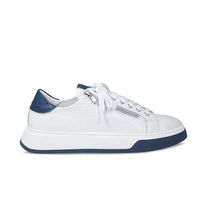 Shoes MEN'S Statement: White Leather & Navy Sole Bliss USA