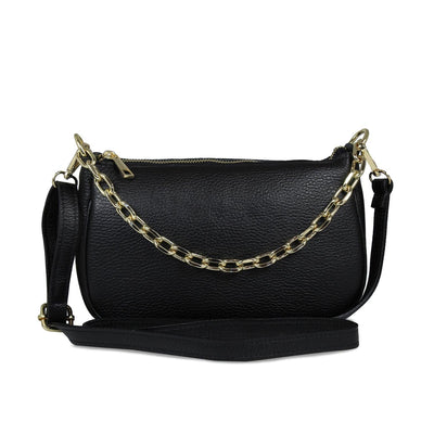 Swing: Black Leather & Gold